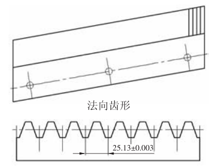 數控機床用斜齒條